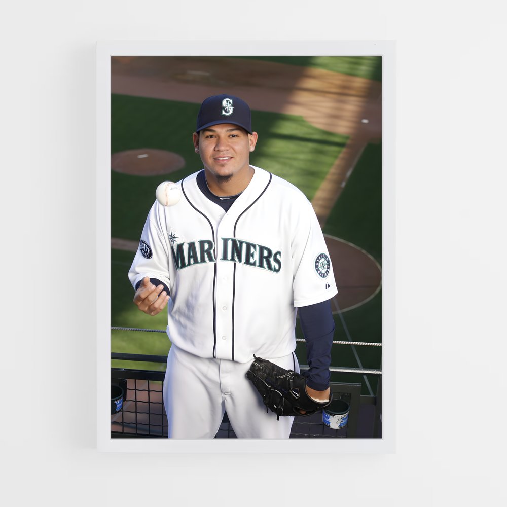 Poster Felix home – affiche Baseball (vue 3)